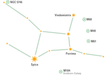 Constellation Map: Virgo