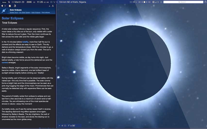 Starry Night Middle School Solar System Screenshot